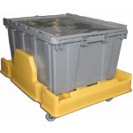 DOL-2420 - DOL Series Plastic Dolly for 24 x 20 Attached Lid Container - 24 x 20