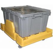 DOL-2420 - DOL Series Plastic Dolly for 24 x 20 Attached Lid Container - 24 x 20