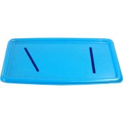 RC-32L - RC Series Thirty-Two Gallon Mobile Recycling Container Lid - 25 x 15.5 x 1